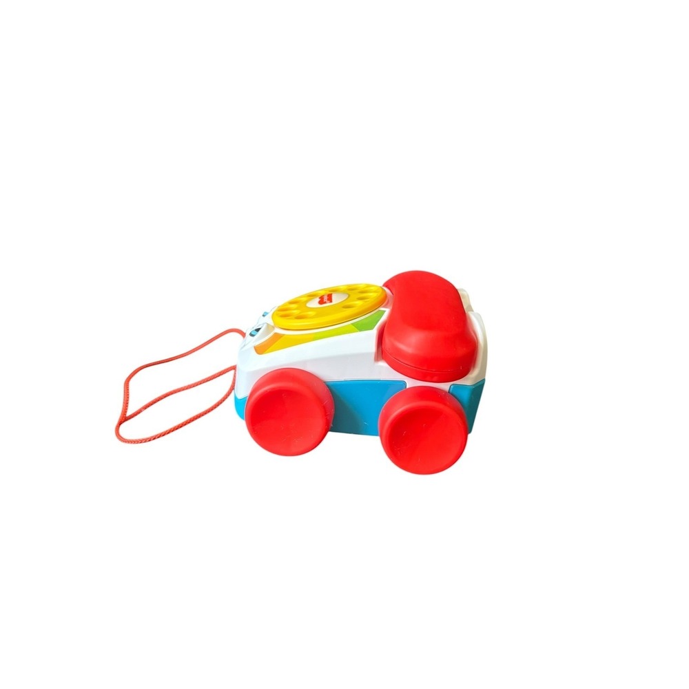 Fisher Price Chatter Telephone Pull Toy Phone Rainbow Dial Kids Toy - Picture 5 of 6